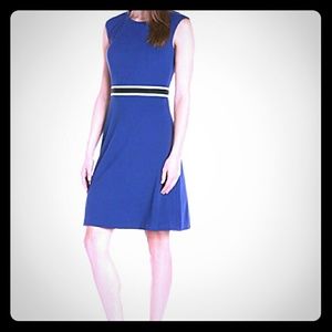 Blue casual or work dress